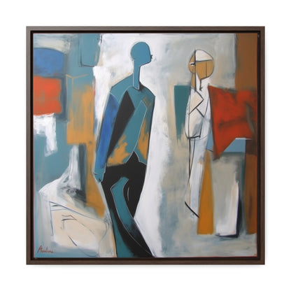 Sad Man 28, Valentinii, Gallery Canvas Wraps, Square Frame