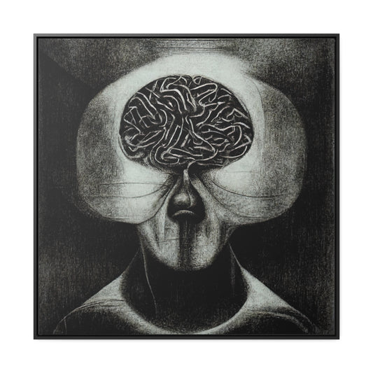 Brain 38, Valentinii, Gallery Canvas Wraps, Square Frame