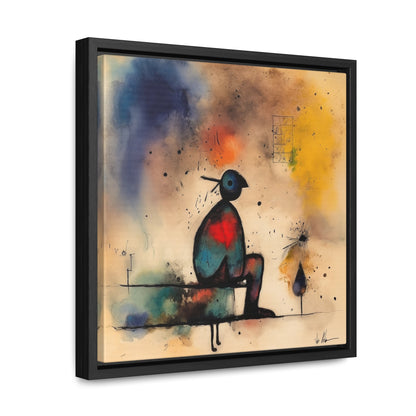 Sad Man 4, Valentinii, Gallery Canvas Wraps, Square Frame