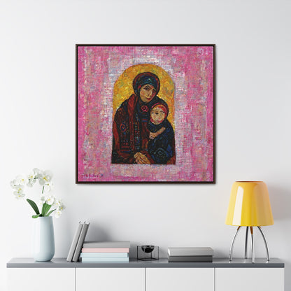 Mary and the Child 10, Valentinii, Gallery Canvas Wraps, Square Frame