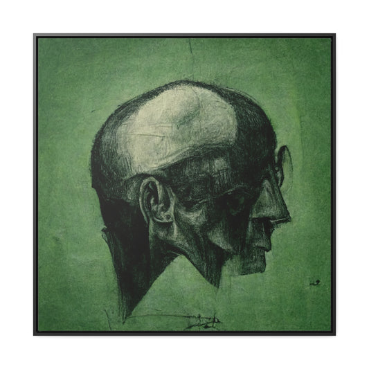 Heads 8, Valentinii, Gallery Canvas Wraps, Square Frame