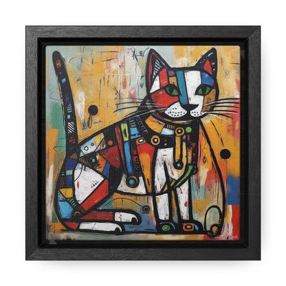 Cat 93, Gallery Canvas Wraps, Square Frame