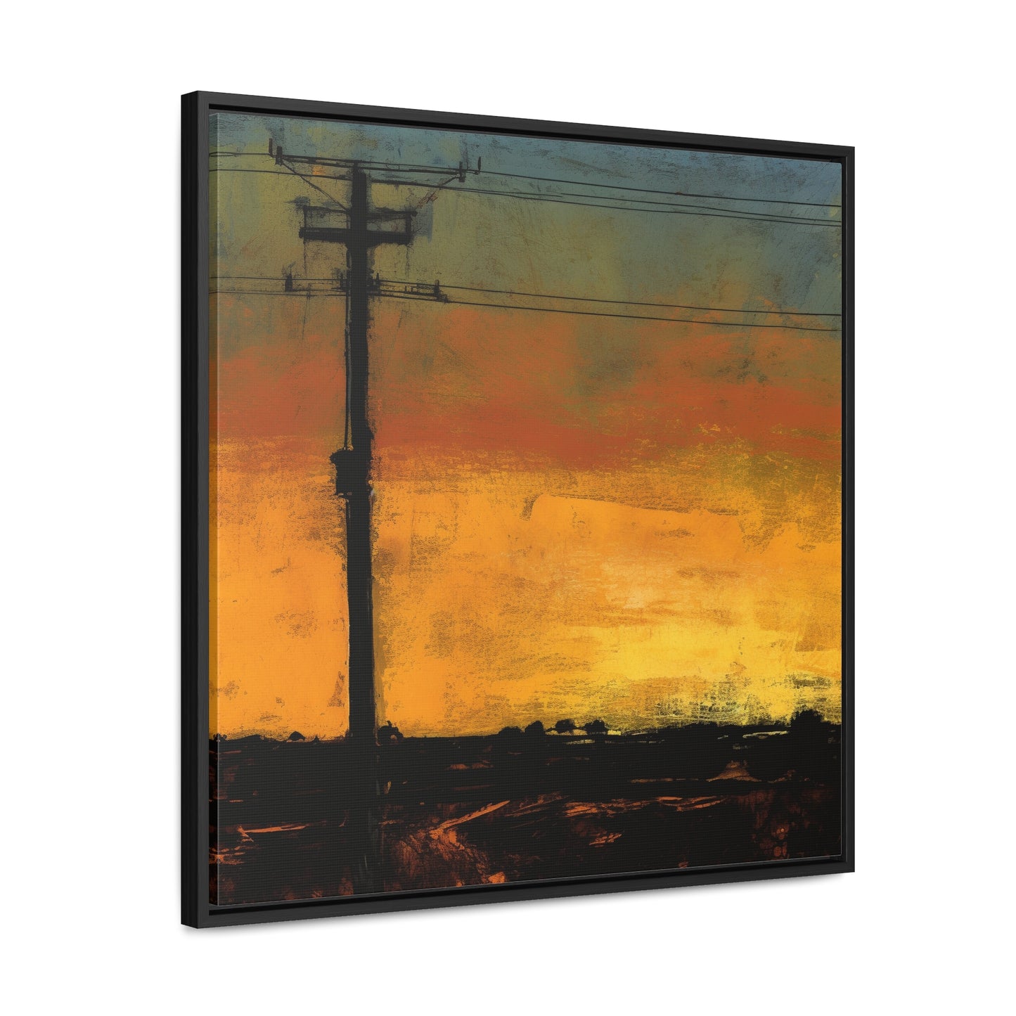 Land of the Sun 84, Valentinii, Gallery Canvas Wraps, Square Frame