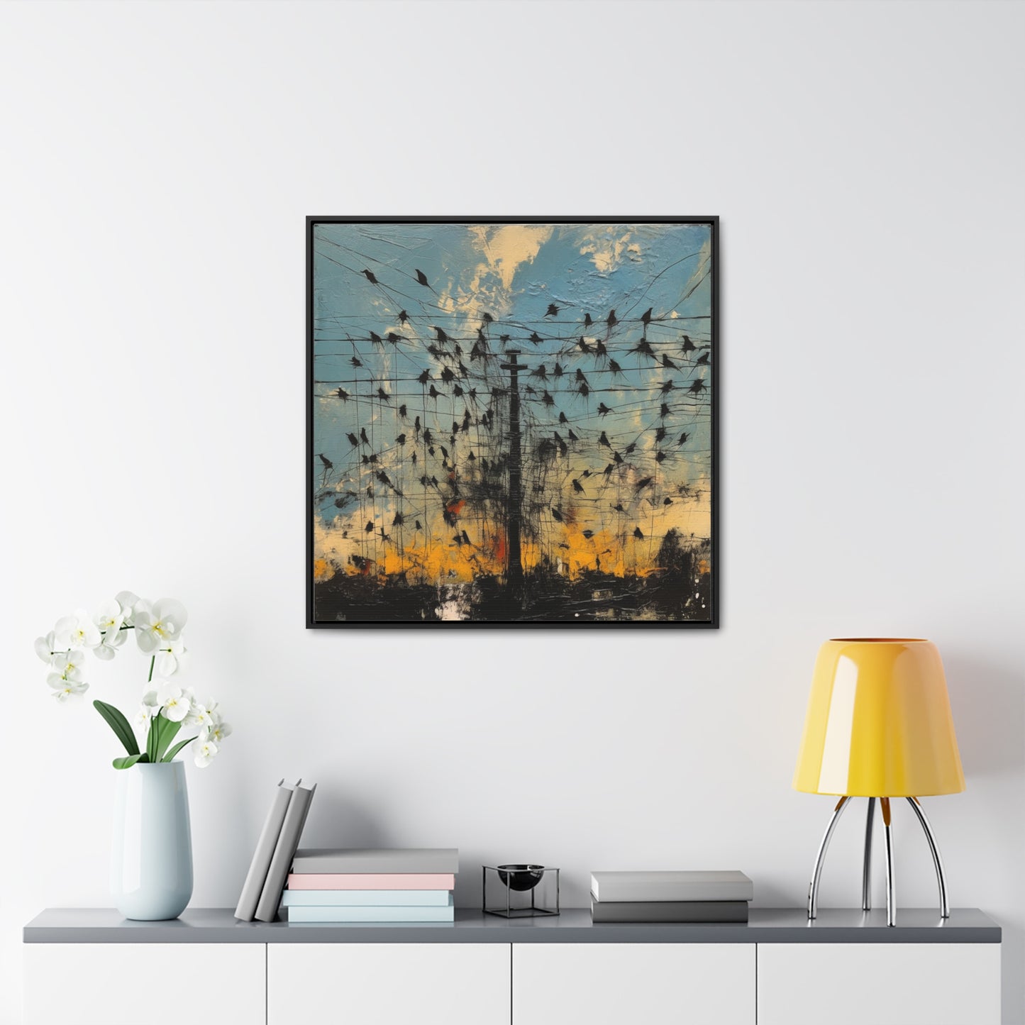 Bird 35, Gallery Canvas Wraps, Square Frame