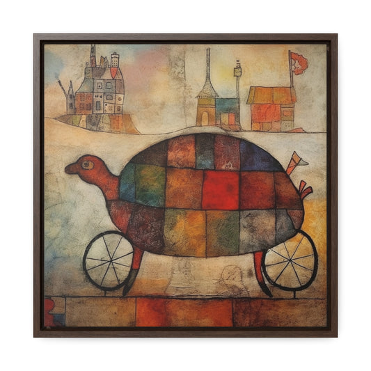 Turtle 15, Gallery Canvas Wraps, Square Frame