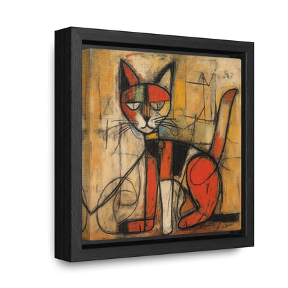 Cat 91, Gallery Canvas Wraps, Square Frame