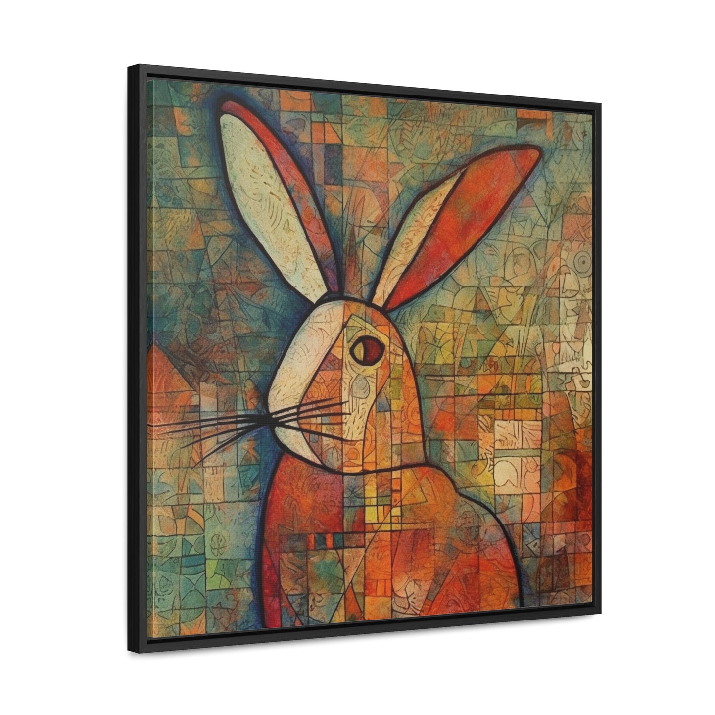 Rabbit 5, Gallery Canvas Wraps, Square Frame