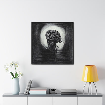 Brain 18, Valentinii, Gallery Canvas Wraps, Square Frame