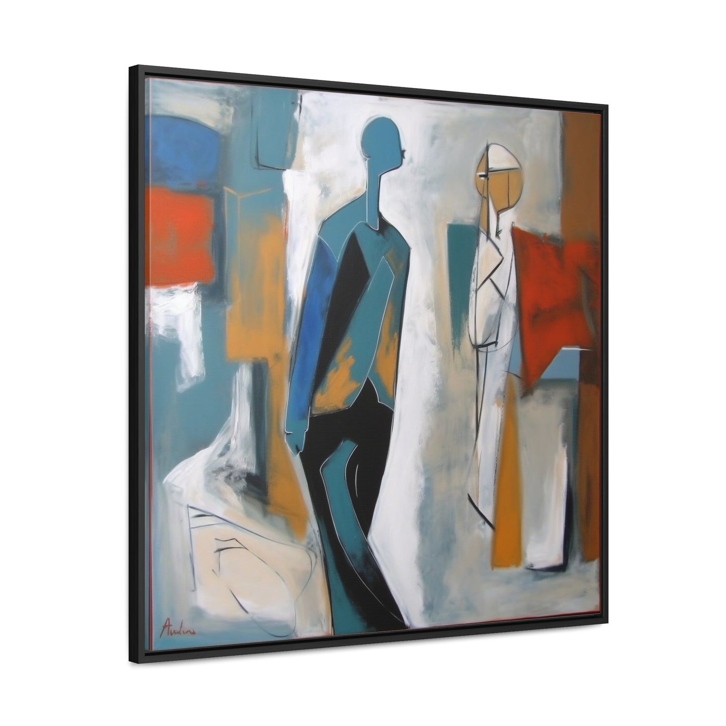 Sad Man 28, Valentinii, Gallery Canvas Wraps, Square Frame