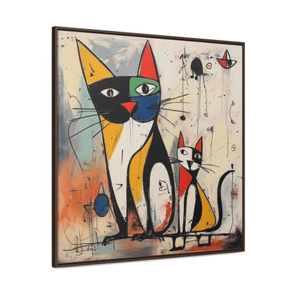 Cat 40, Gallery Canvas Wraps, Square Frame