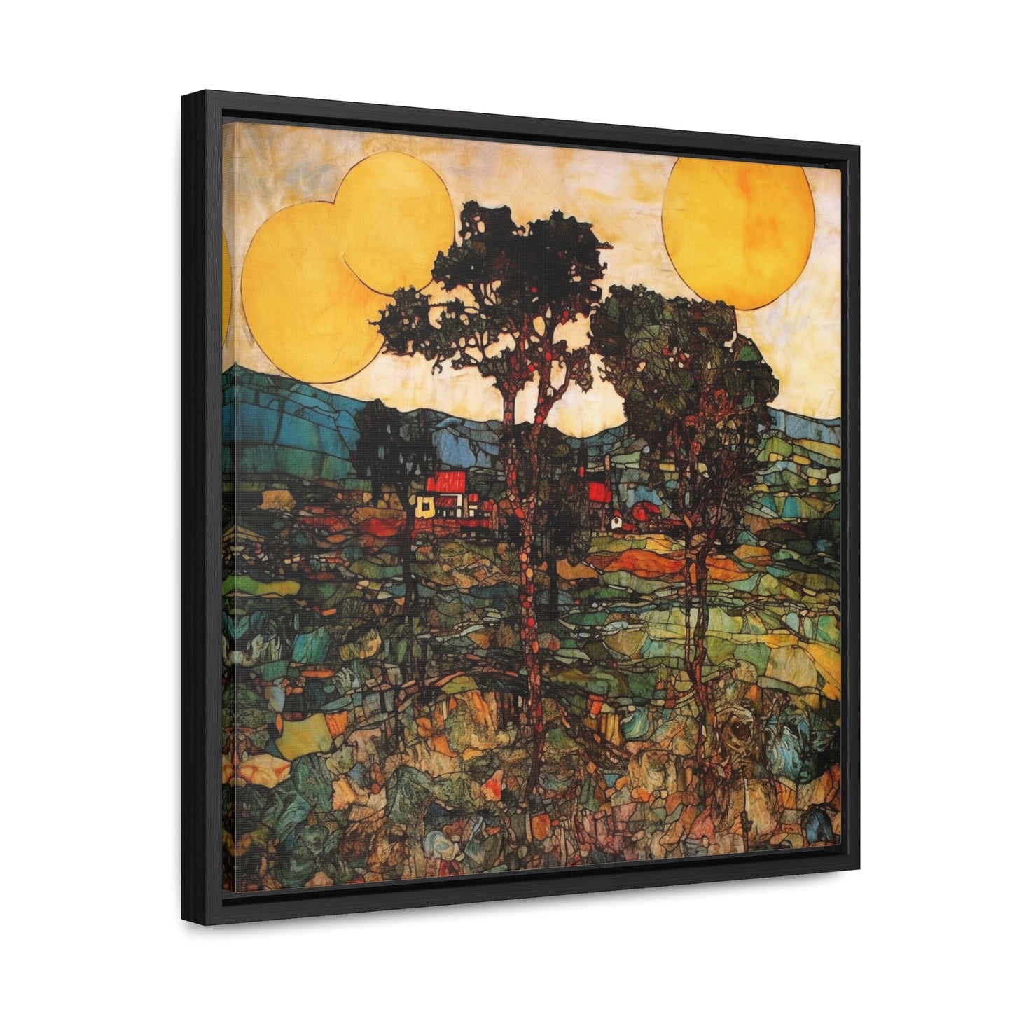 Land of the Sun 42, Valentinii, Gallery Canvas Wraps, Square Frame