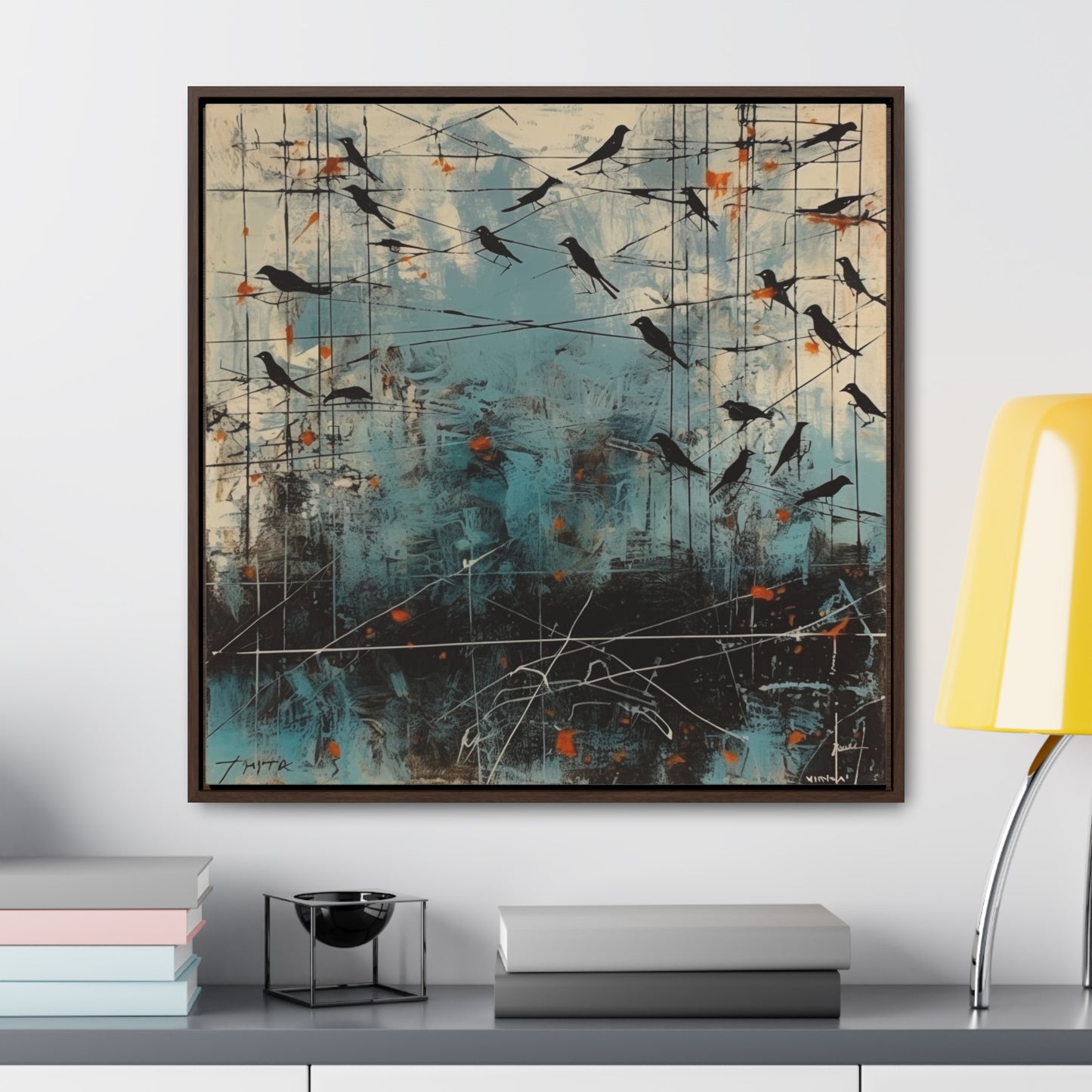 Bird 21, Gallery Canvas Wraps, Square Frame