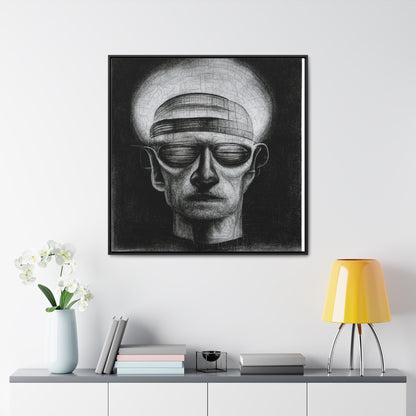 Brain 12, Valentinii, Gallery Canvas Wraps, Square Frame