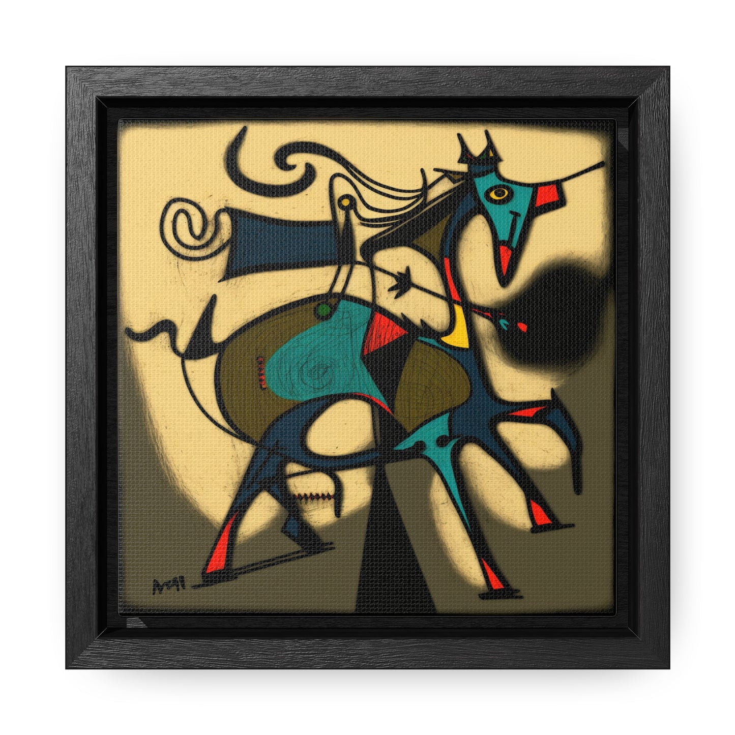 Naivia 18, Gallery Canvas Wraps, Square Frame