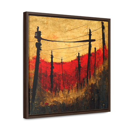 Land of the Sun 15, Valentinii, Gallery Canvas Wraps, Square Frame