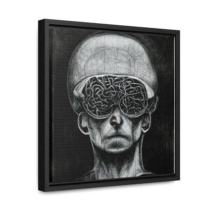 Brain 14, Valentinii, Gallery Canvas Wraps, Square Frame