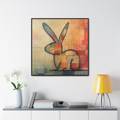 Rabbit 26, Gallery Canvas Wraps, Square Frame