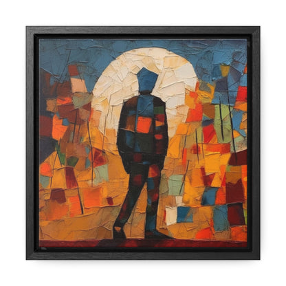 Sad Man 16, Gallery Canvas Wraps, Square Frame