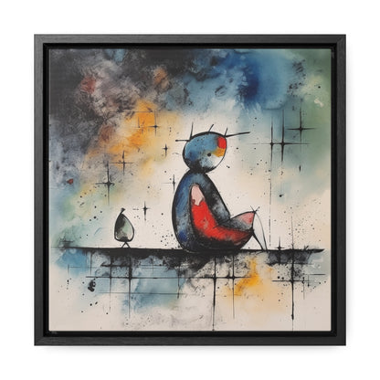 Sad Man 6, Valentinii, Gallery Canvas Wraps, Square Frame