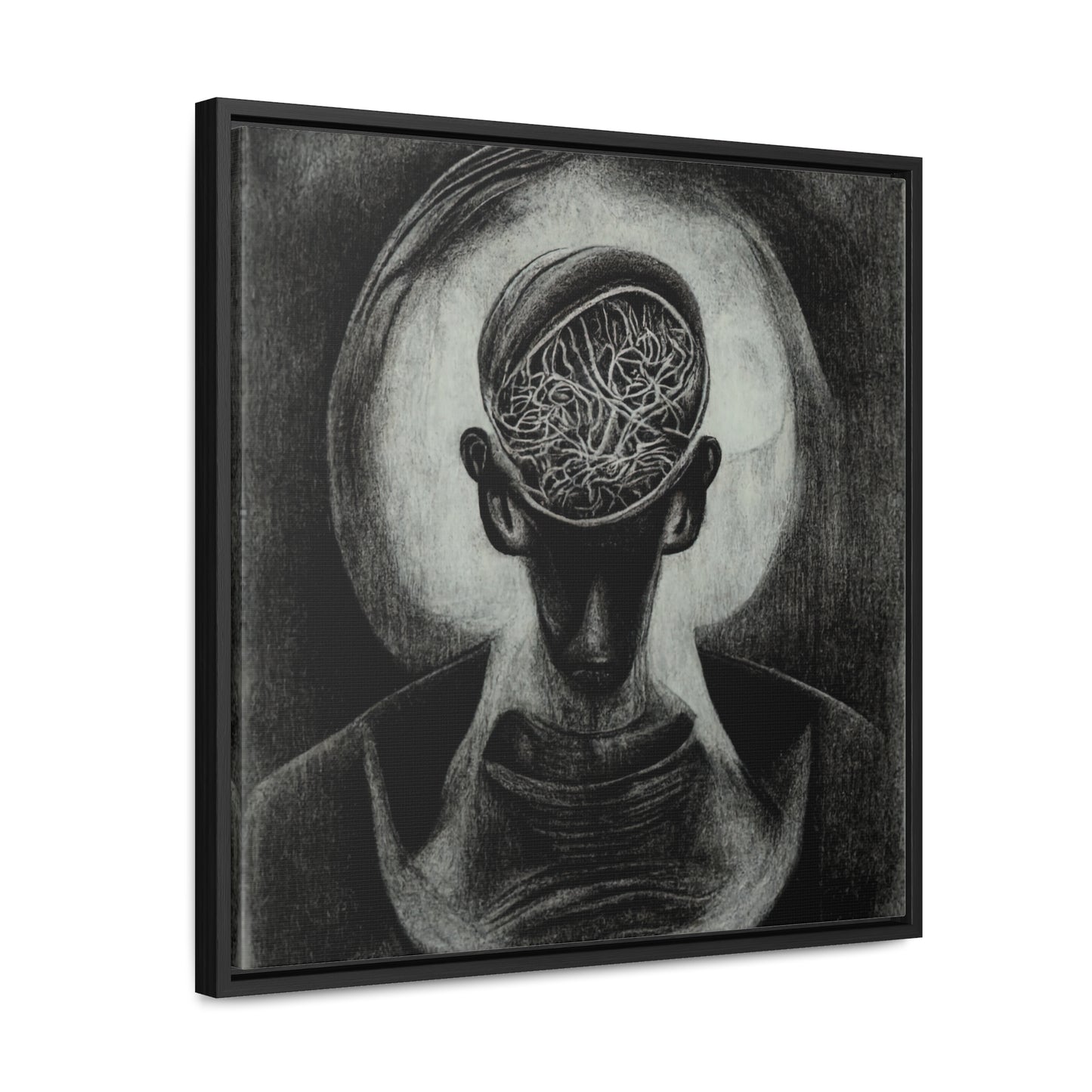 Brain, Valentinii, Gallery Canvas Wraps, Square Frame