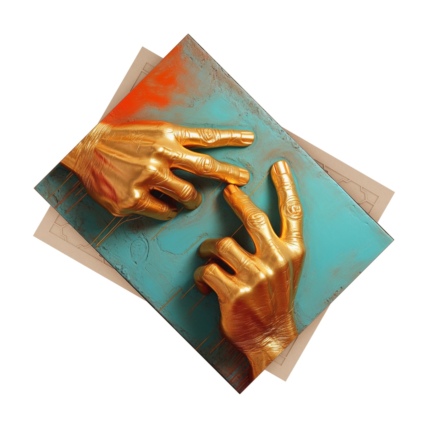 Hands 73, Ceramic Photo Tile