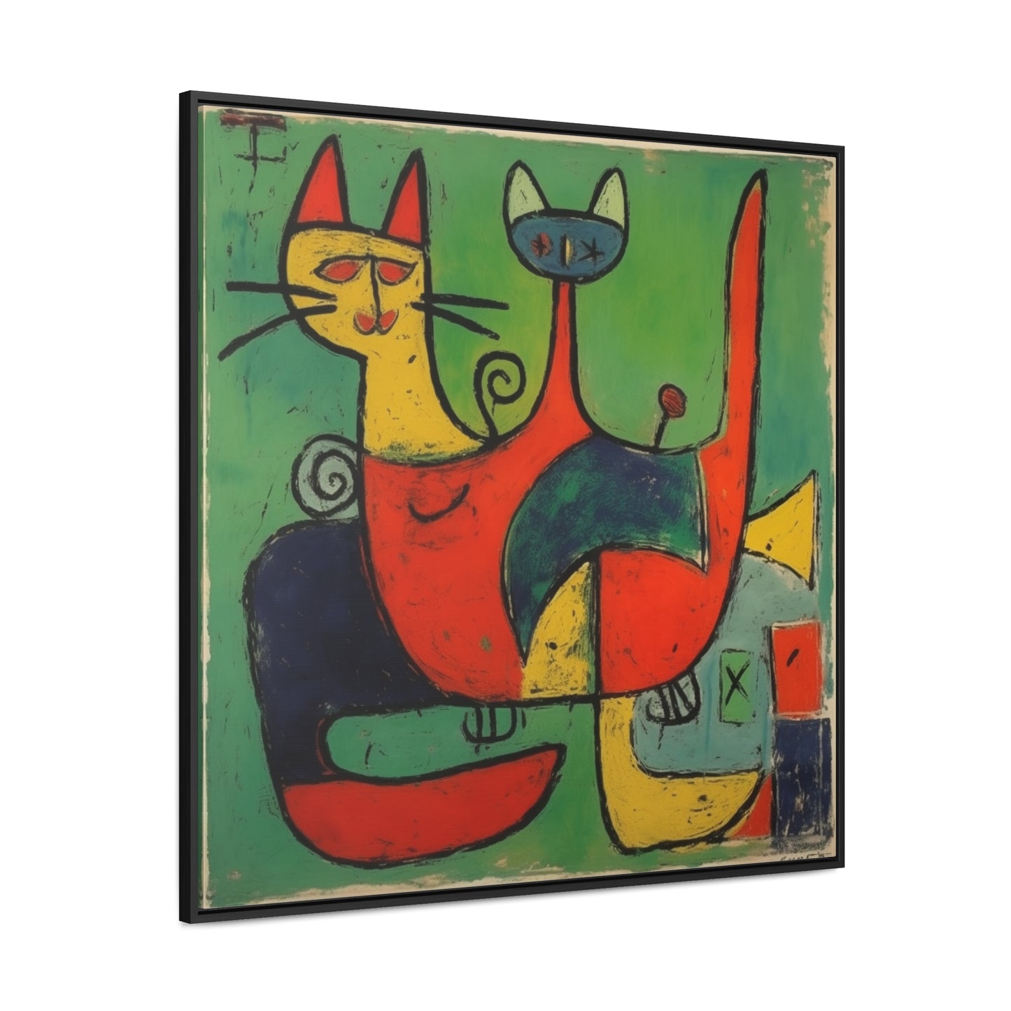 Cat 143, Gallery Canvas Wraps, Square Frame