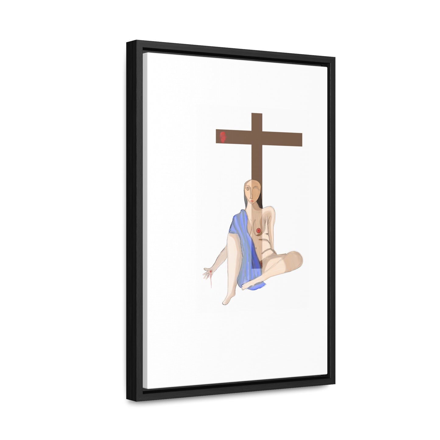 Cross, Original Eduard Pavel, Gallery Canvas Wraps, Vertical Frame