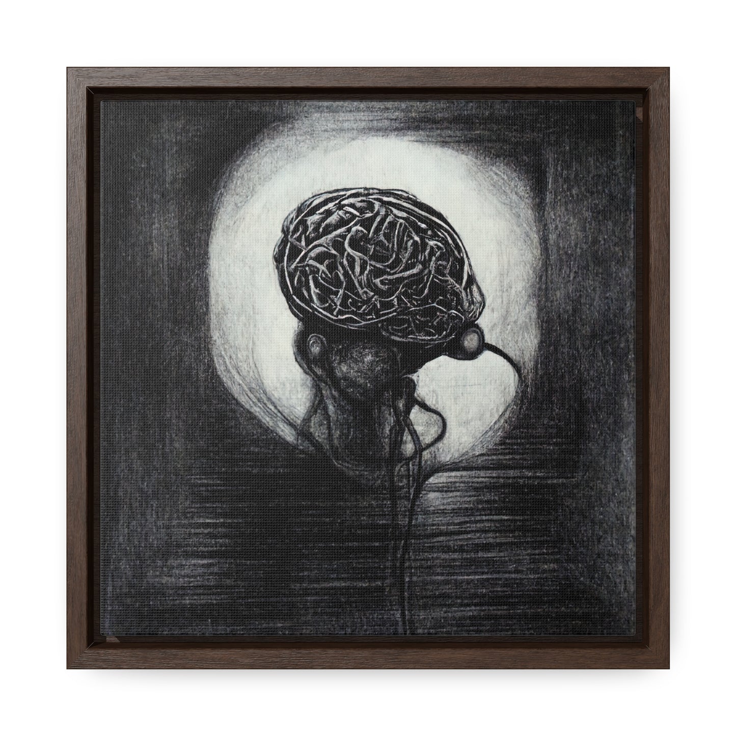 Brain 18, Valentinii, Gallery Canvas Wraps, Square Frame