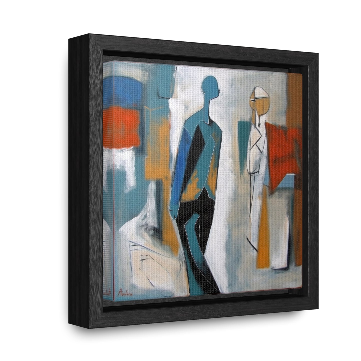 Sad Man 28, Valentinii, Gallery Canvas Wraps, Square Frame