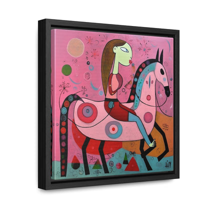 The Dreams of the Child 56, Gallery Canvas Wraps, Square Frame