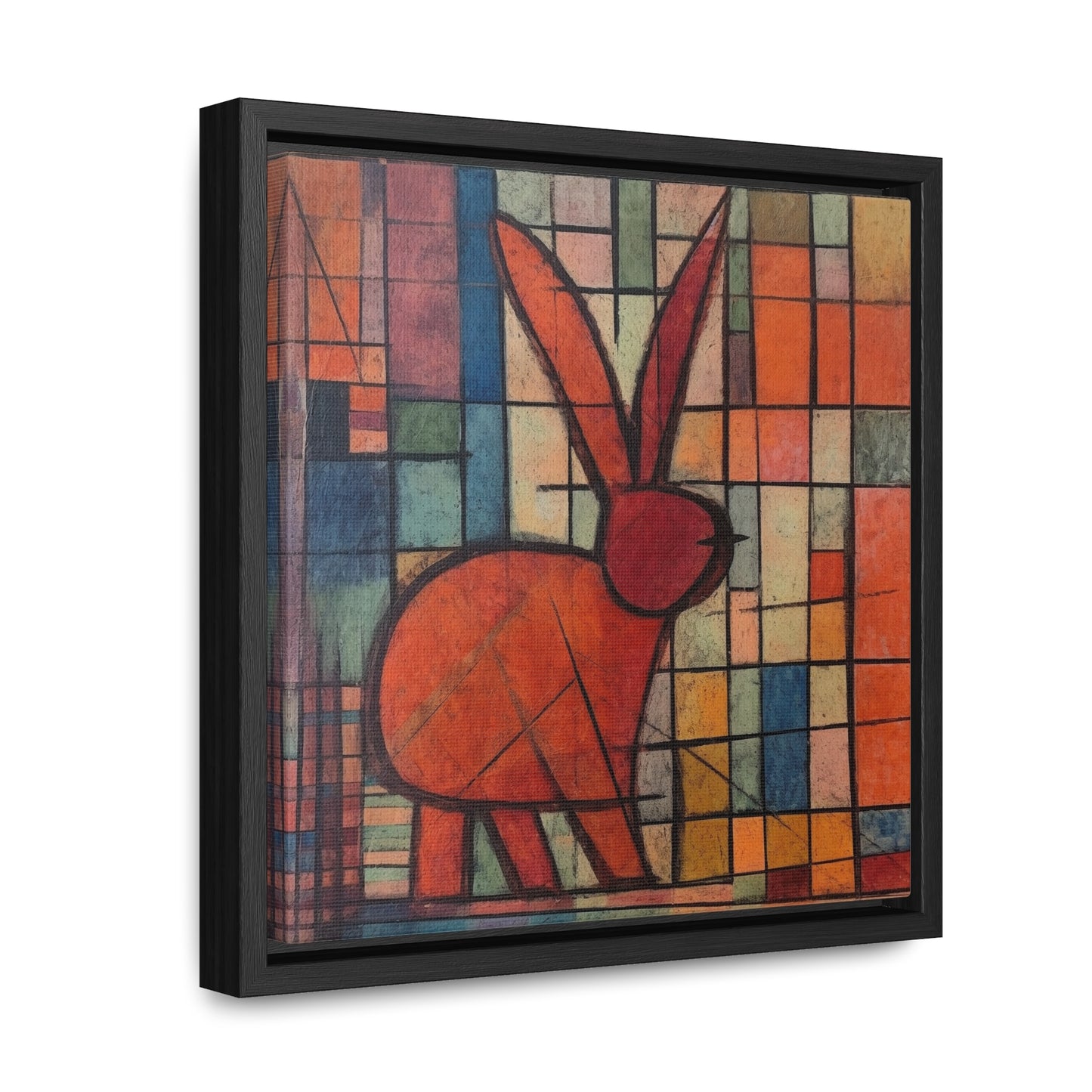 Rabbit 38, Gallery Canvas Wraps, Square Frame