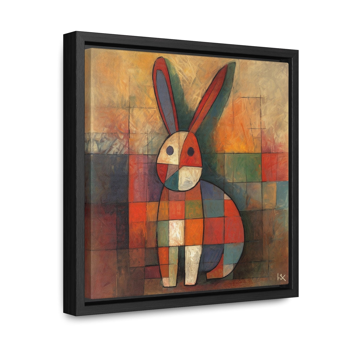 Rabbit 17, Gallery Canvas Wraps, Square Frame