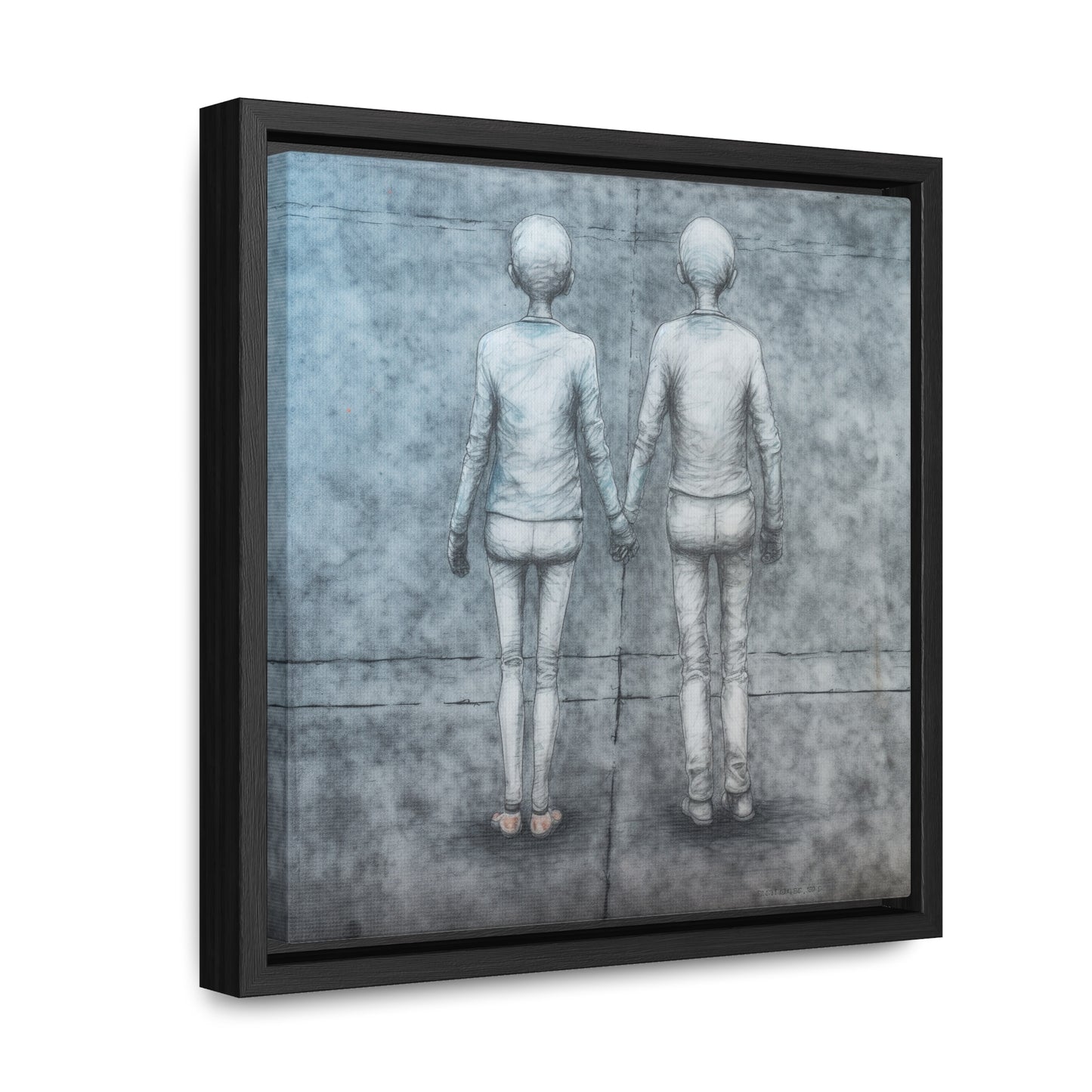 The Courage of Vulnerability 13, Valentinii, Gallery Canvas Wraps, Square Frame