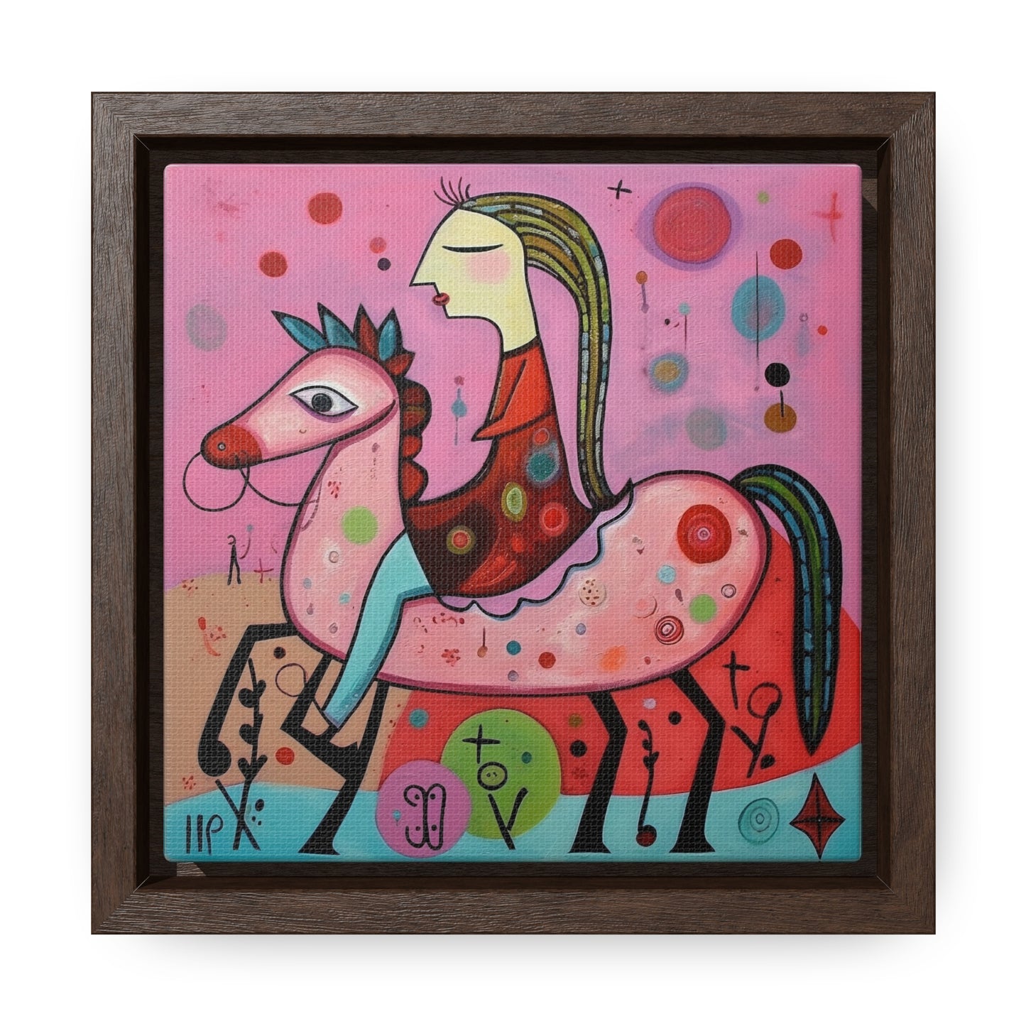 The Dreams of the Child 15, Gallery Canvas Wraps, Square Frame