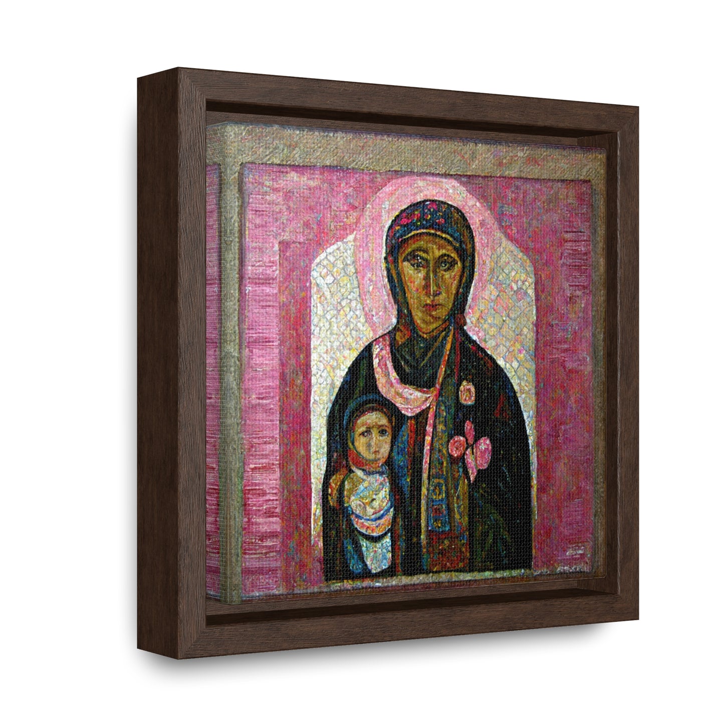 Mary and the Child 27, Valentinii, Gallery Canvas Wraps, Square Frame