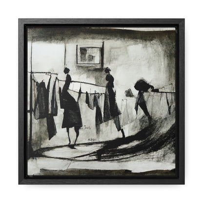 Domestic Memories 9, Valentinii, Gallery Canvas Wraps, Square Frame