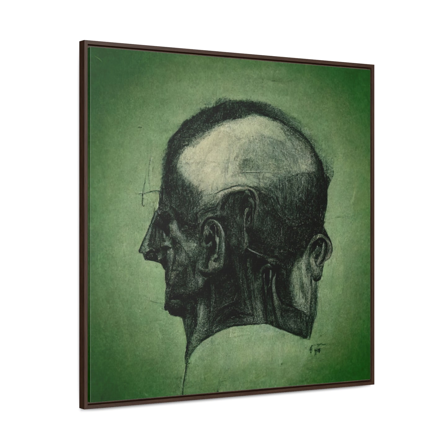 Heads 16, Valentinii, Gallery Canvas Wraps, Square Frame