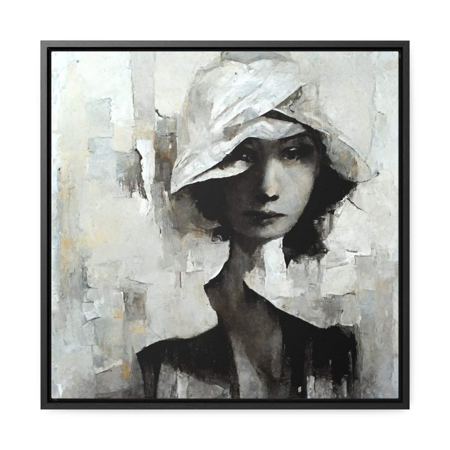 Forgotten face, Valentinii, Gallery Canvas Wraps, Square Frame