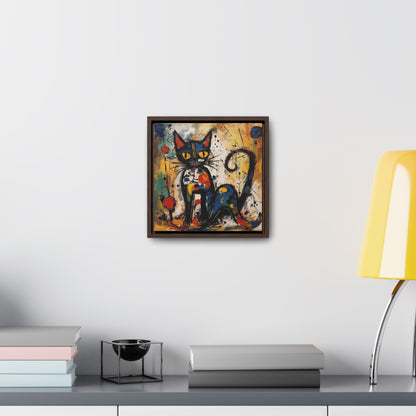 Cat 105, Gallery Canvas Wraps, Square Frame