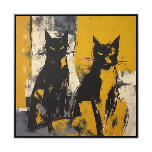 Cat 23, Gallery Canvas Wraps, Square Frame