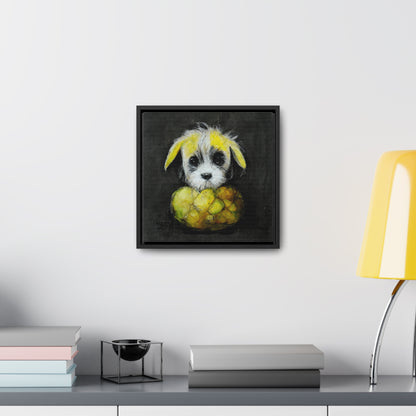 Dogs and Puppies 7, Valentinii, Gallery Canvas Wraps, Square Frame