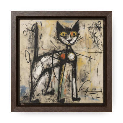 Cat 44, Gallery Canvas Wraps, Square Frame