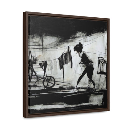 Domestic Memories 23, Valentinii, Gallery Canvas Wraps, Square Frame