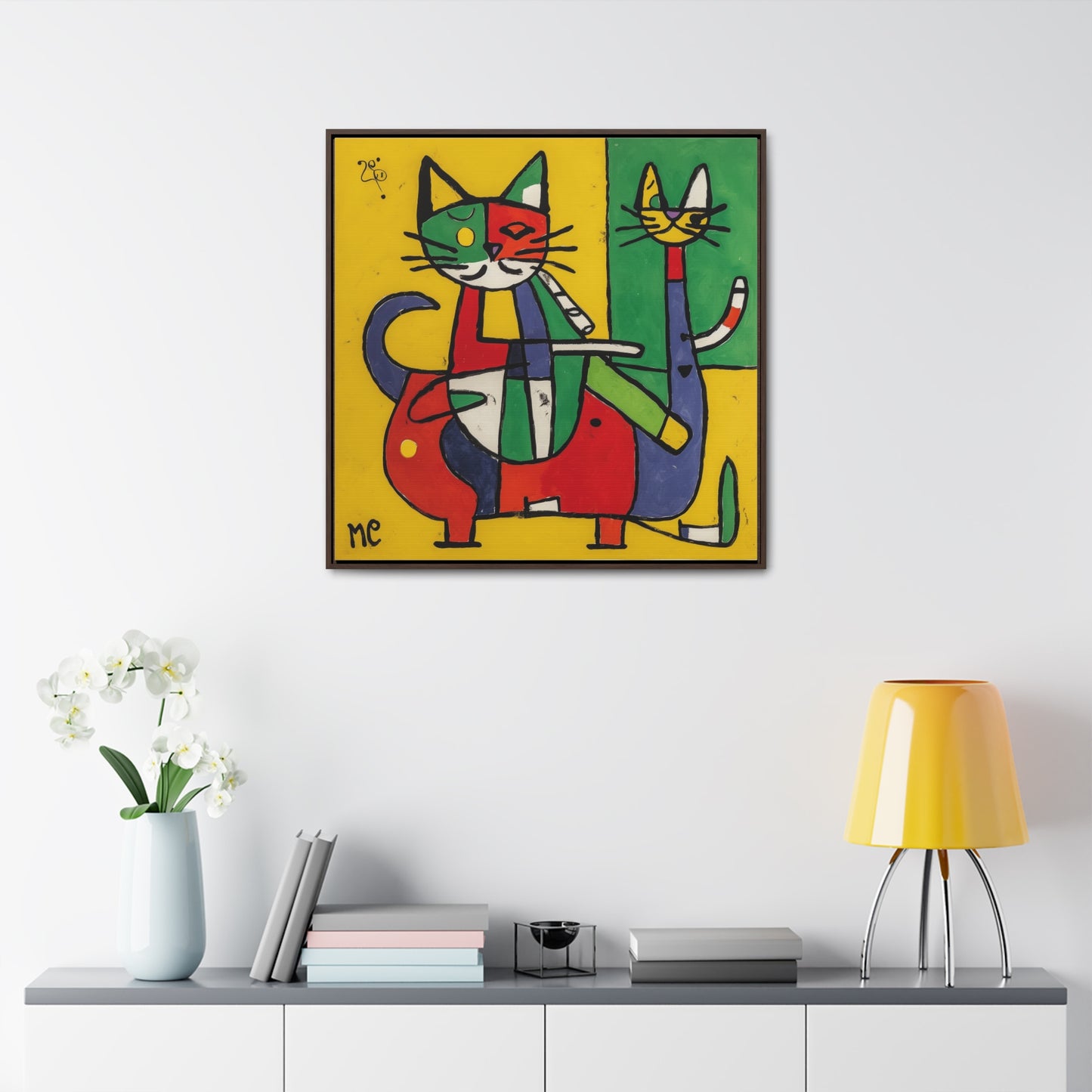 Cat 150, Gallery Canvas Wraps, Square Frame