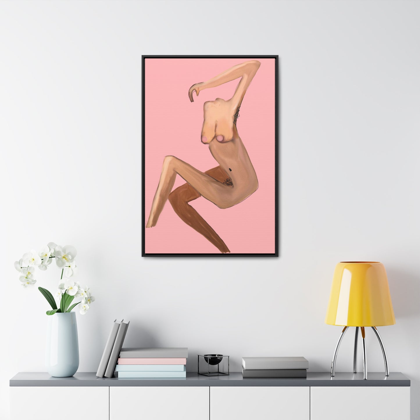 Body Mixture, Original Eduard Pavel, Gallery Canvas Wraps, Vertical Frame