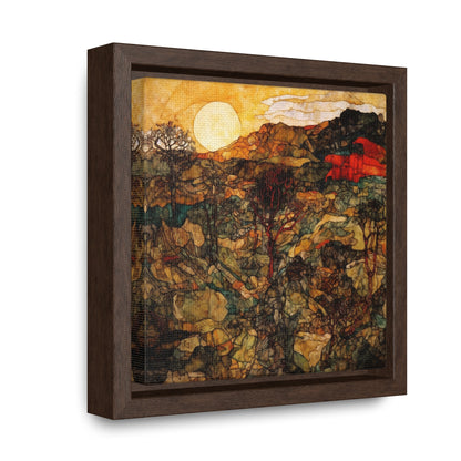 Land of the Sun 46, Valentinii, Gallery Canvas Wraps, Square Frame