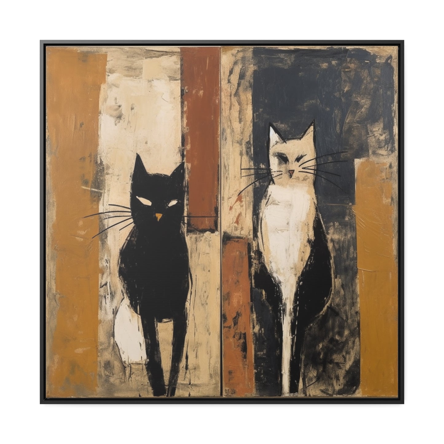 Cat 15, Gallery Canvas Wraps, Square Frame