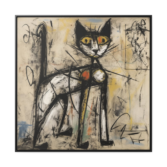 Cat 44, Gallery Canvas Wraps, Square Frame