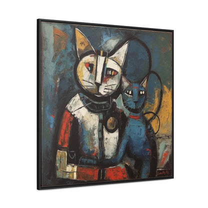 Cat 82, Gallery Canvas Wraps, Square Frame