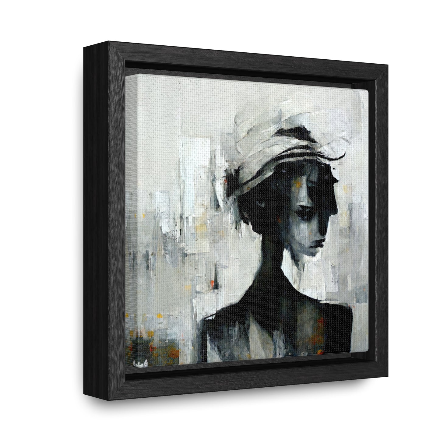 Forgotten Face 5, Valentinii, Gallery Canvas Wraps, Square Frame